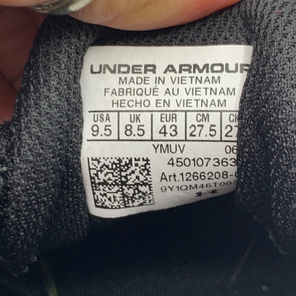 Under Armour “Run Fast” “I Will” Running Shoes 9.5 - Picture 9 of 10